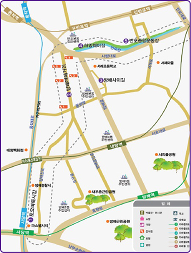 관광코스4 약도
