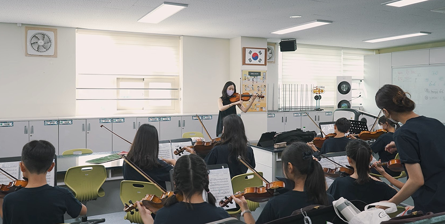 1인1악기 예술강사 채용·파견 개최사진