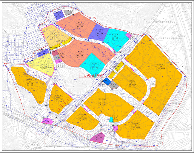 지구단위계획구역 결정도