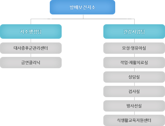 방배보건소 조직도