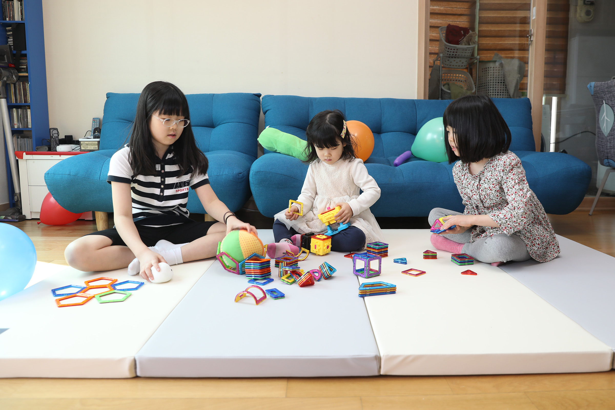 Mattresses provided to families with multiple children  1