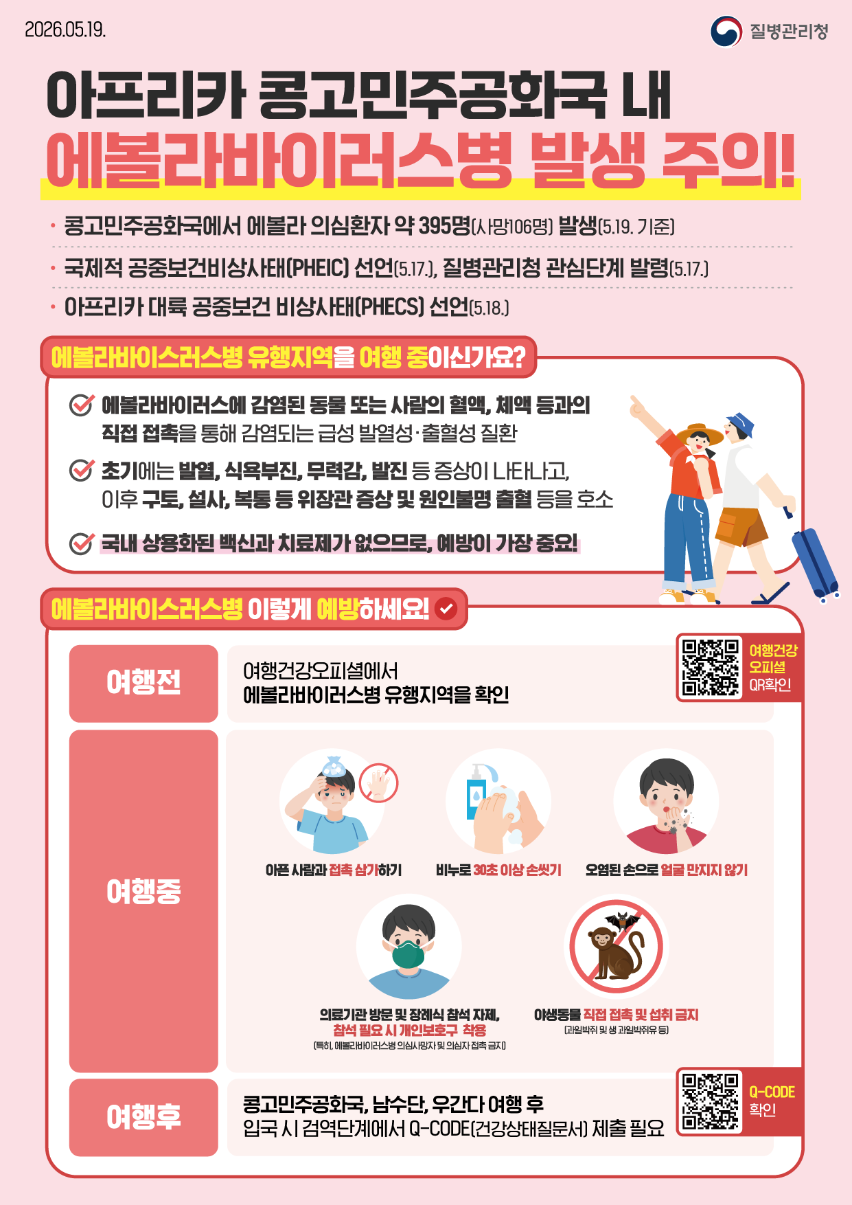 콩고민주공화국 우간다 에볼라 발생! 에볼라바이러스병 예방수칙 사진1 
