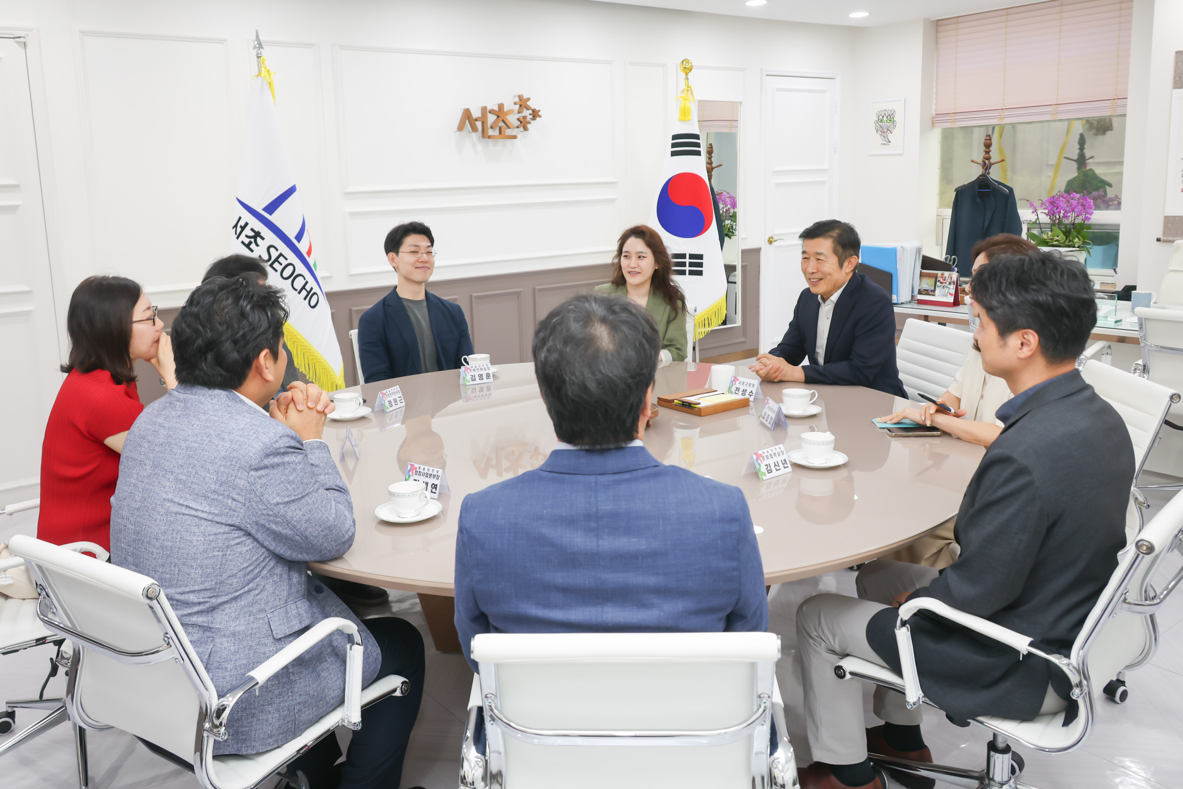 예술의전당 사장, 서초구청 방문 사진2 