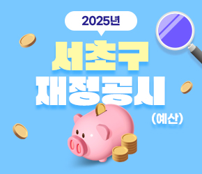 2025년 서초구 재정공시(예산)