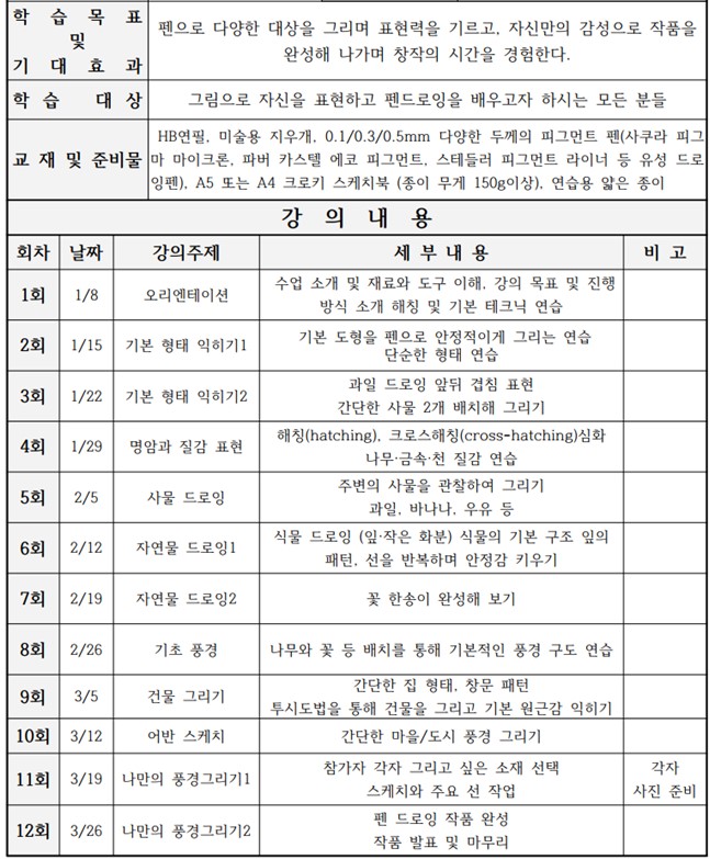 펜드로잉양연희