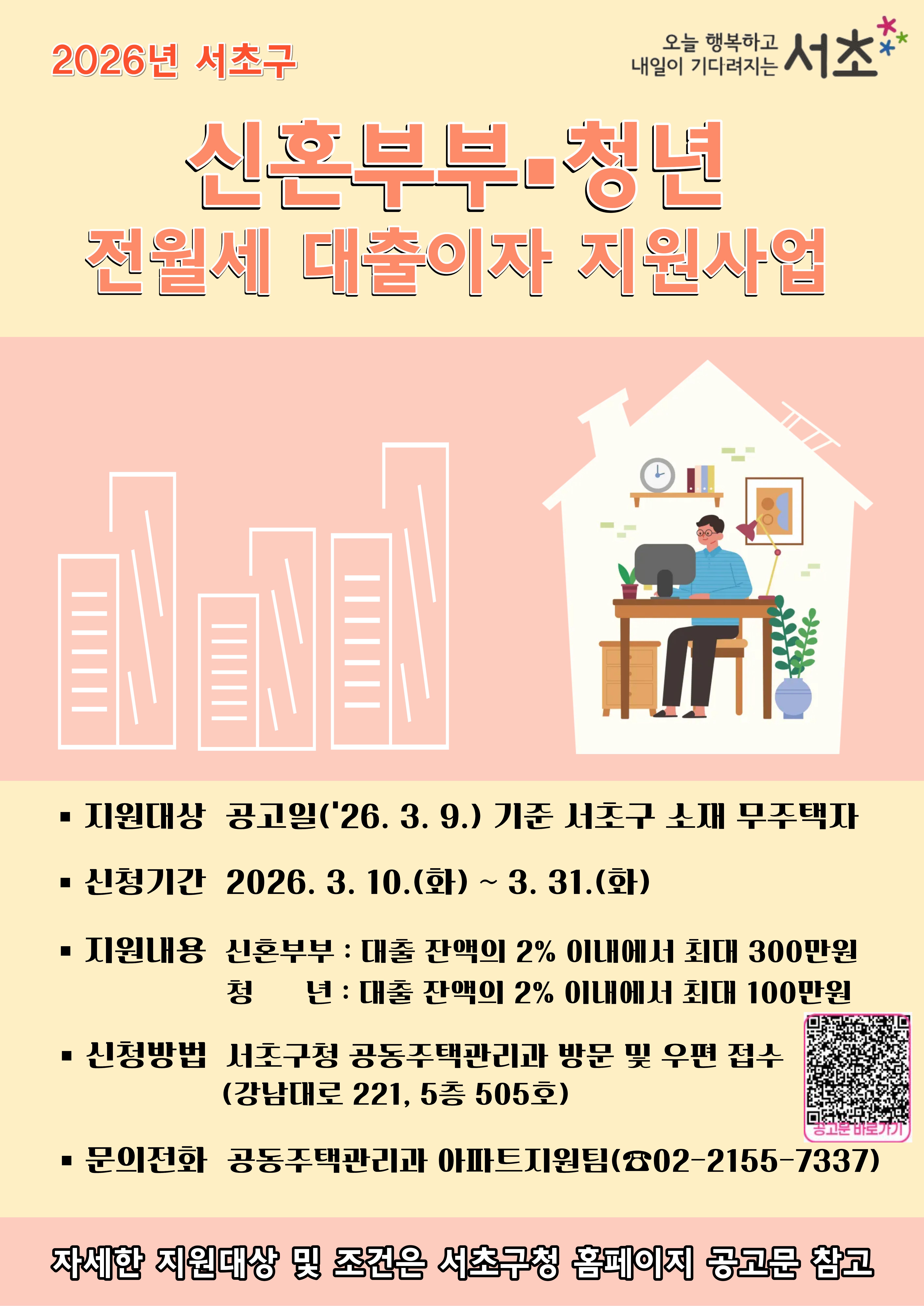 2026년 대출이자 지원사업 포스터