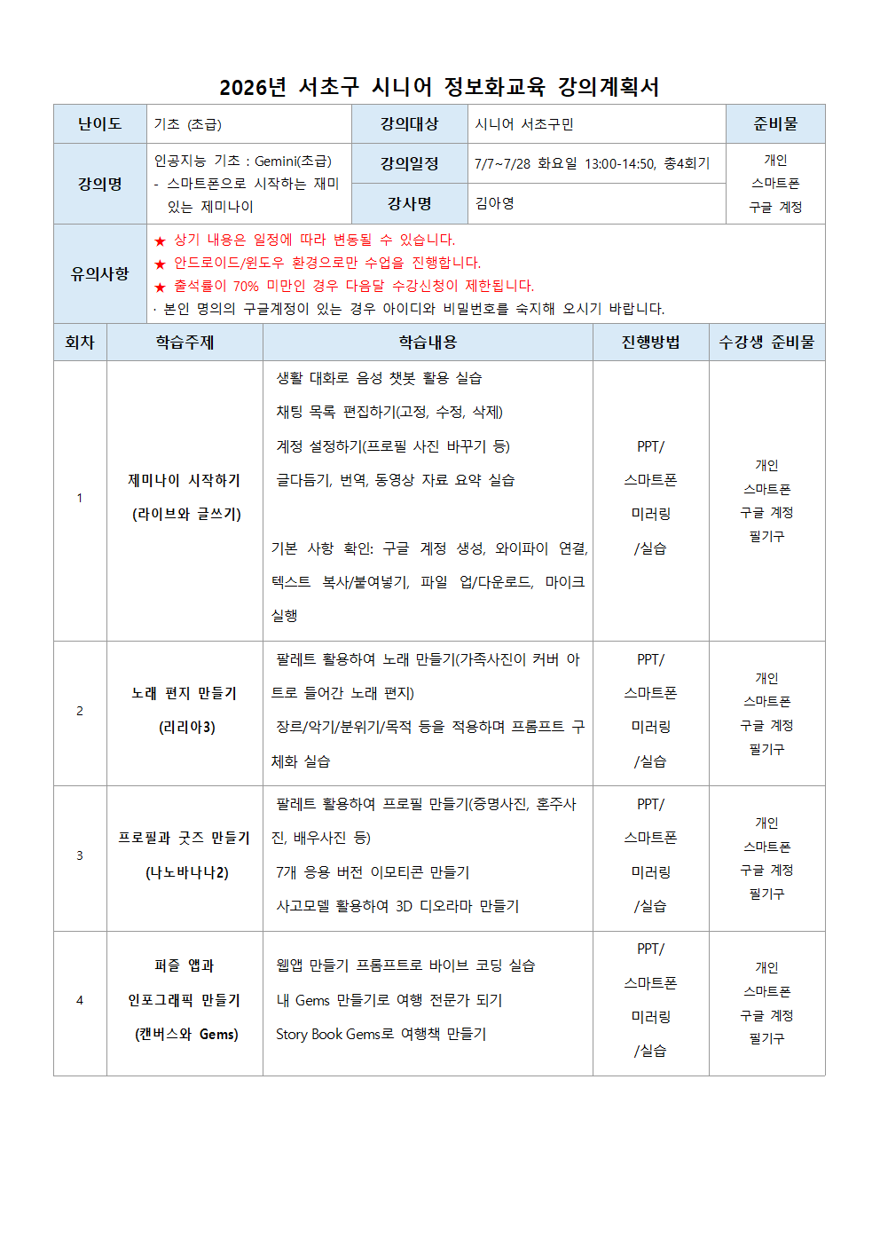 제미나이 김아영