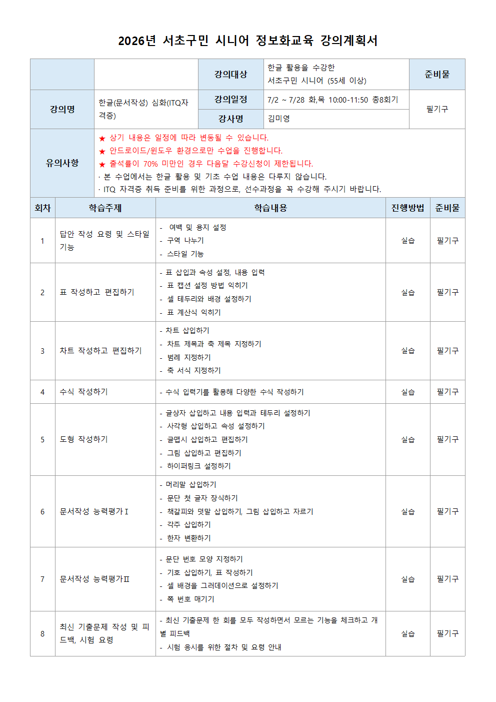 한글 심화