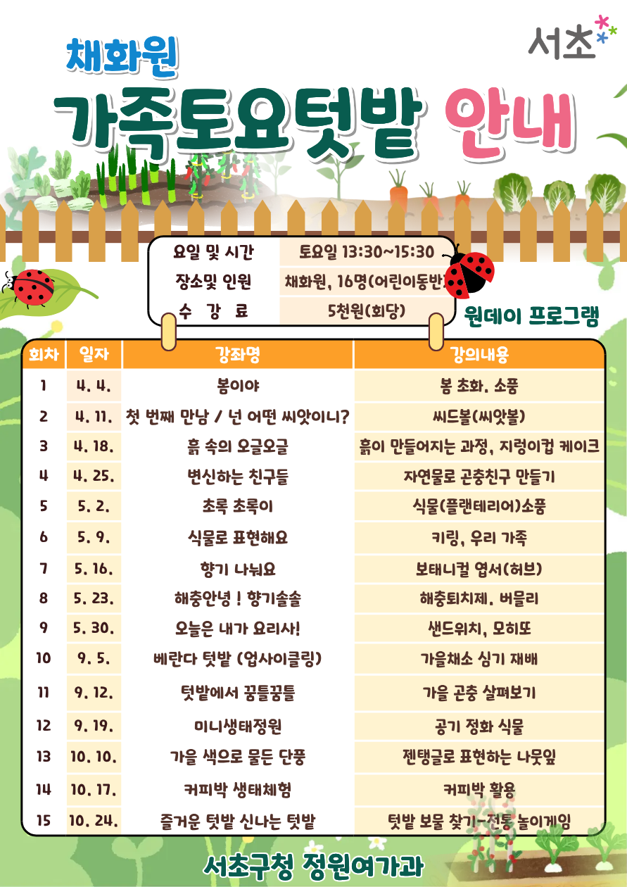 가족토요텃밭