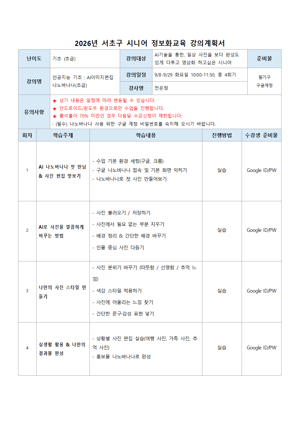 나노바나나 초급