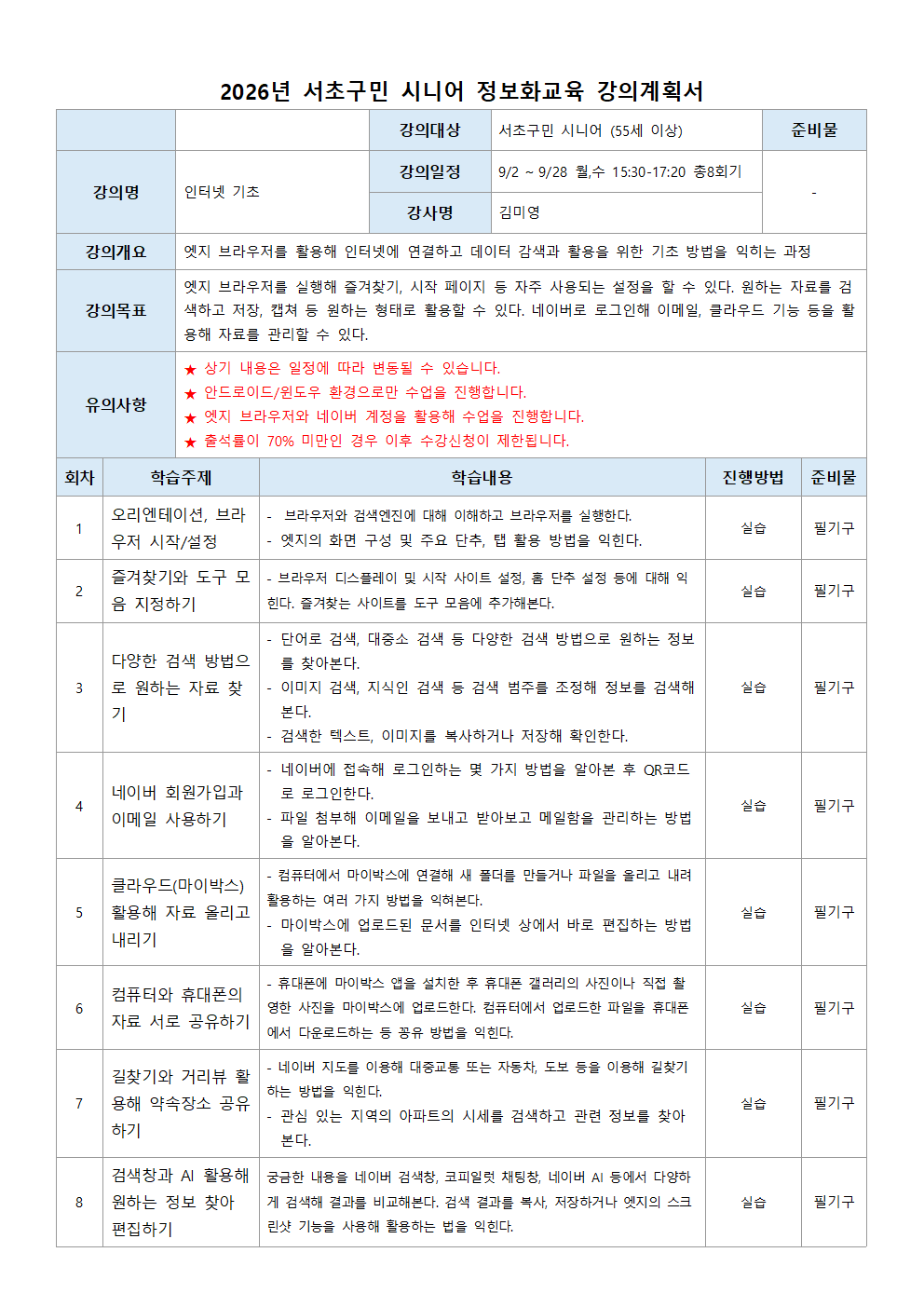 인터넷 기초